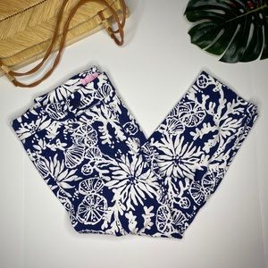 Lilly pulitzer Sri Lanka star cropped pant size 14